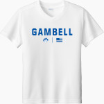 Gambell Qughsatkut <span class="pdp-name-mascot">Gambell School Qughsatkut</span> Sport-Tek Youth Competitor United Short-Sleeve V-Neck Tee Front Thumbnail