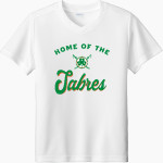 Communion of Saints School Sabres official sideline store <span class="pdp-name-mascot">Communion of Saints School Sabres</span> Sport-Tek Youth Competitor United Short-Sleeve V-Neck Tee Front Thumbnail