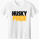 HIGHLAND HIGH SCHOOL HUSKIES Sport-Tek Youth Competitor United Short-Sleeve V-Neck Tee Front Thumbnail