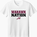 WEST HIGH SCHOOL WAHAWKS <span class="pdp-name-mascot">WEST WAHAWKS</span> Sport-Tek Youth Competitor United Short-Sleeve V-Neck Tee Front Thumbnail