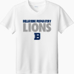 BELLARMINE PREPARATORY SCHOOL LIONS <span class="pdp-name-mascot">BELLARMINE PREPARATORY LIONS</span> Sport-Tek Youth Competitor United Short-Sleeve V-Neck Tee Front Thumbnail