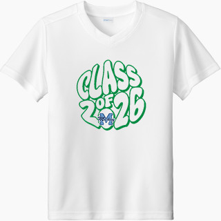 Sport-Tek Youth Competitor United Short-Sleeve V-Neck Tee