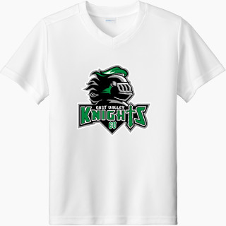 Sport-Tek Youth Competitor United Short-Sleeve V-Neck Tee