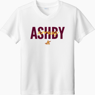 Sport-Tek Youth Competitor United Short-Sleeve V-Neck Tee