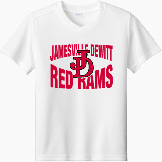 Sport-Tek Youth Competitor United Short-Sleeve V-Neck Tee