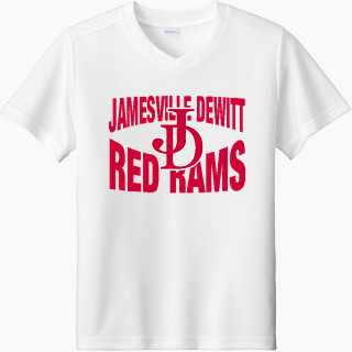 Sport-Tek Youth Competitor United Short-Sleeve V-Neck Tee