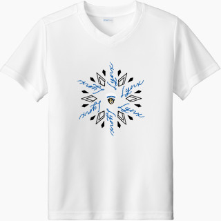 Sport-Tek Youth Competitor United Short-Sleeve V-Neck Tee