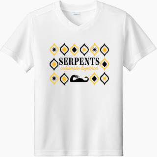 Sport-Tek Youth Competitor United Short-Sleeve V-Neck Tee