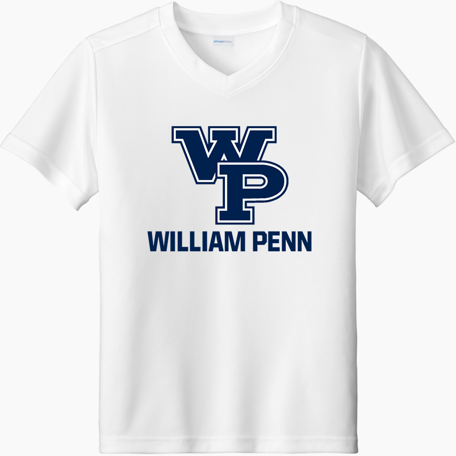 William Penn Statesmen <span class="pdp-name-mascot">William Penn Statesmen</span> Sport-Tek Youth Competitor United Short-Sleeve V-Neck Tee