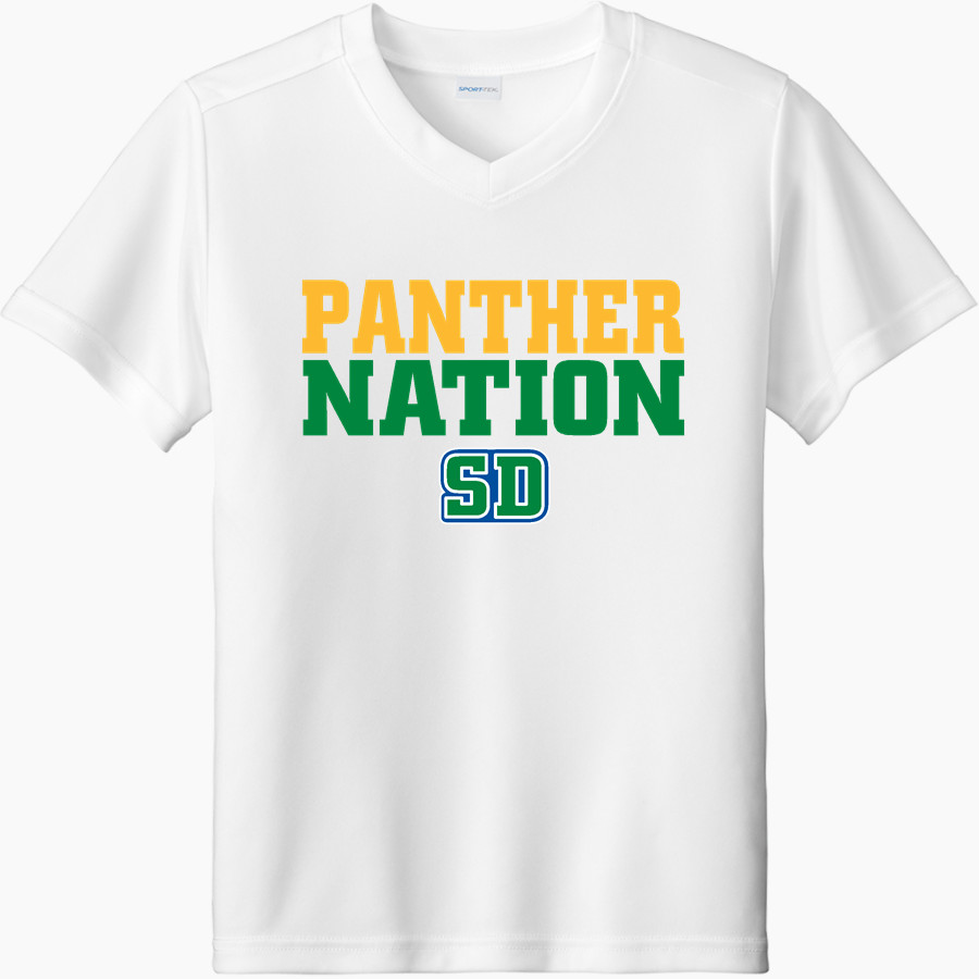 San Domenico Panthers <span class="pdp-name-mascot">San Domenico Panthers</span> Sport-Tek Youth Competitor United Short-Sleeve V-Neck Tee
