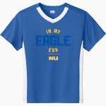 Northwest University Eagles Online Store <span class="pdp-name-mascot">Northwest Eagles</span> Sport-Tek Youth Competitor United Short-Sleeve V-Neck Tee Front Thumbnail
