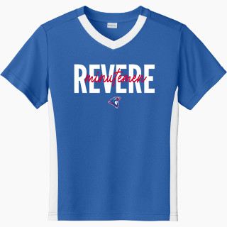 Sport-Tek Youth Competitor United Short-Sleeve V-Neck Tee