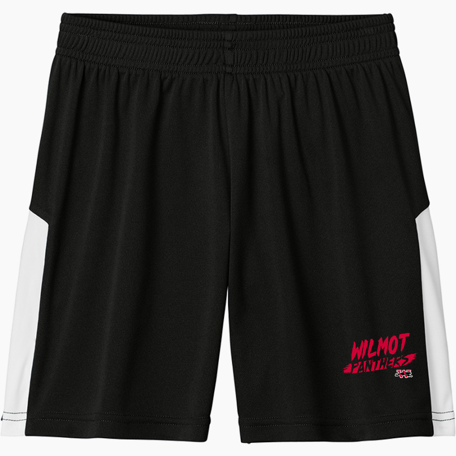 WILMOT UNION HIGH SCHOOL PANTHERS <span class="pdp-name-mascot">WILMOT PANTHERS</span> Sport-Tek Youth Competitor United 5" Short