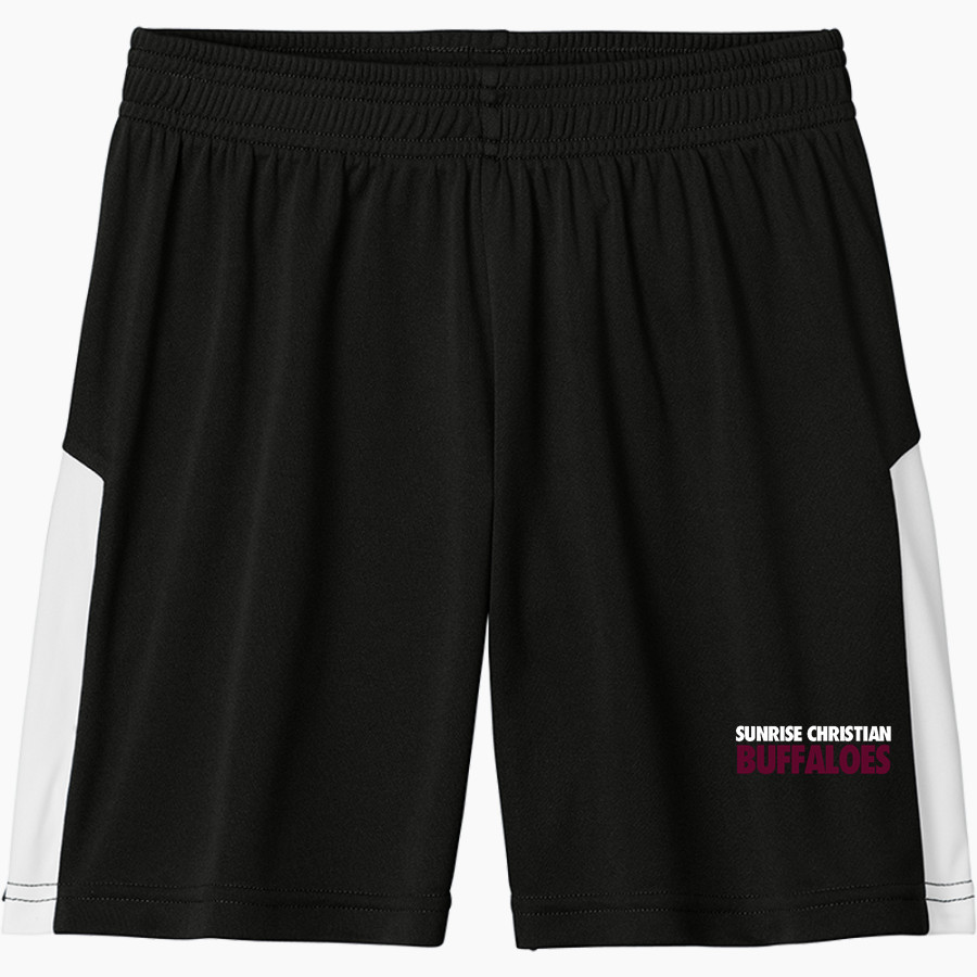 Sunrise Christian Buffaloes Sport-Tek Youth Competitor United 5" Short