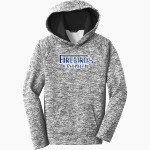 Firebirds Fastpitch The Official Online Store Sport-Tek Youth PosiCharge Electric Heather Fleece Hoodie Front Thumbnail