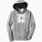 PLEASANT GROVE HIGH SCHOOL VIKINGS <span class="pdp-name-mascot">PLEASANT GROVE VIKINGS</span> Sport-Tek Youth PosiCharge Electric Heather Fleece Hoodie Front Thumbnail