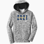 Clarion Golden Eagles <span class="pdp-name-mascot">Clarion - Penn West University Golden Eagles</span> Sport-Tek Youth PosiCharge Electric Heather Fleece Hoodie Front Thumbnail