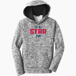CENTENNIAL HIGH SCHOOL STARS <span class="pdp-name-mascot">CENTENNIAL STARS</span> Sport-Tek Youth PosiCharge Electric Heather Fleece Hoodie Front Thumbnail