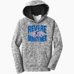 REVERE MINUTEMEN ONLINE STORE Sport-Tek Youth PosiCharge Electric Heather Fleece Hoodie Front Thumbnail