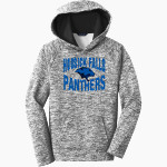 Hoosick Falls Panthers Sport-Tek Youth PosiCharge Electric Heather Fleece Hoodie Front Thumbnail