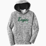 Holy Trinity Catholic Eagles Sport-Tek Youth PosiCharge Electric Heather Fleece Hoodie Front Thumbnail