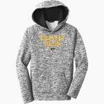 Trinity Tigers Sport-Tek Youth PosiCharge Electric Heather Fleece Hoodie Front Thumbnail