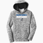 MacArthur Elementary Mustangs Sport-Tek Youth PosiCharge Electric Heather Fleece Hoodie Front Thumbnail