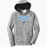 Hamilton Heights Hawks <span class="pdp-name-mascot">Hamilton Heights Christian Academy Hawks</span> Sport-Tek Youth PosiCharge Electric Heather Fleece Hoodie Front Thumbnail