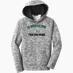 ST. VINCENT-ST. MARY H S FIGHTING IRISH Sport-Tek Youth PosiCharge Electric Heather Fleece Hoodie Front Thumbnail