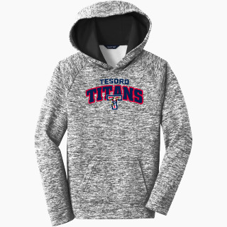 Sport-Tek Youth PosiCharge Electric Heather Fleece Hoodie
