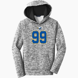 Sport-Tek Youth PosiCharge Electric Heather Fleece Hoodie