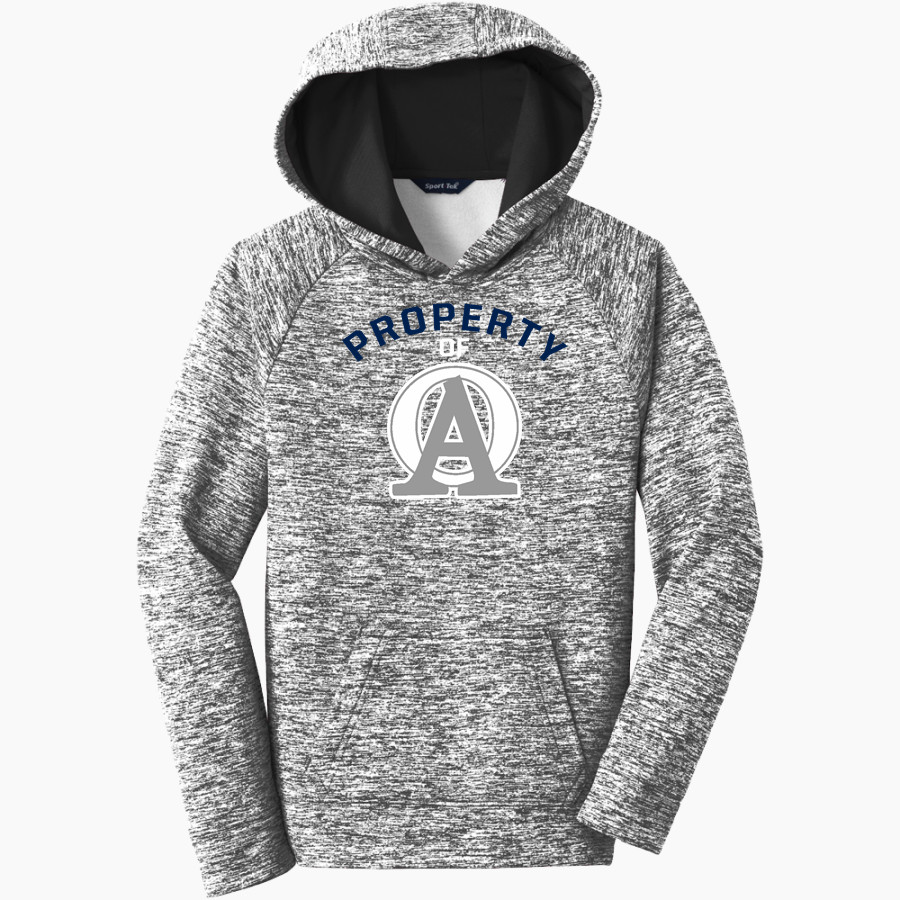 OLDENBURG ACADEMY TWISTERS <span class="pdp-name-mascot">OLDENBURG ACADEMY TWISTERS</span> Sport-Tek Youth PosiCharge Electric Heather Fleece Hoodie