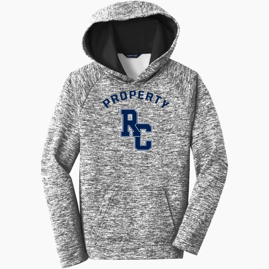 RITCHIE COUNTY HIGH SCHOOL REBELS Sport-Tek Youth PosiCharge Electric Heather Fleece Hoodie