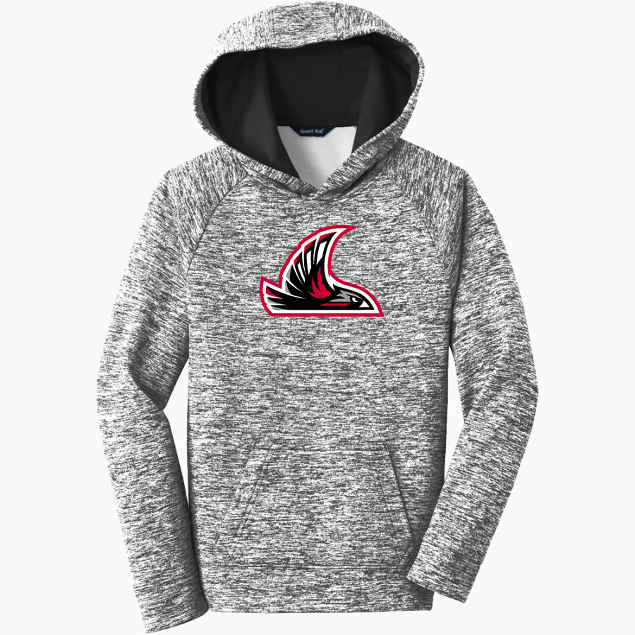 Northwest Nazarene Nighthawks <span class="pdp-name-mascot">Northwest Nazarene University Nighthawks</span> Sport-Tek Youth PosiCharge Electric Heather Fleece Hoodie