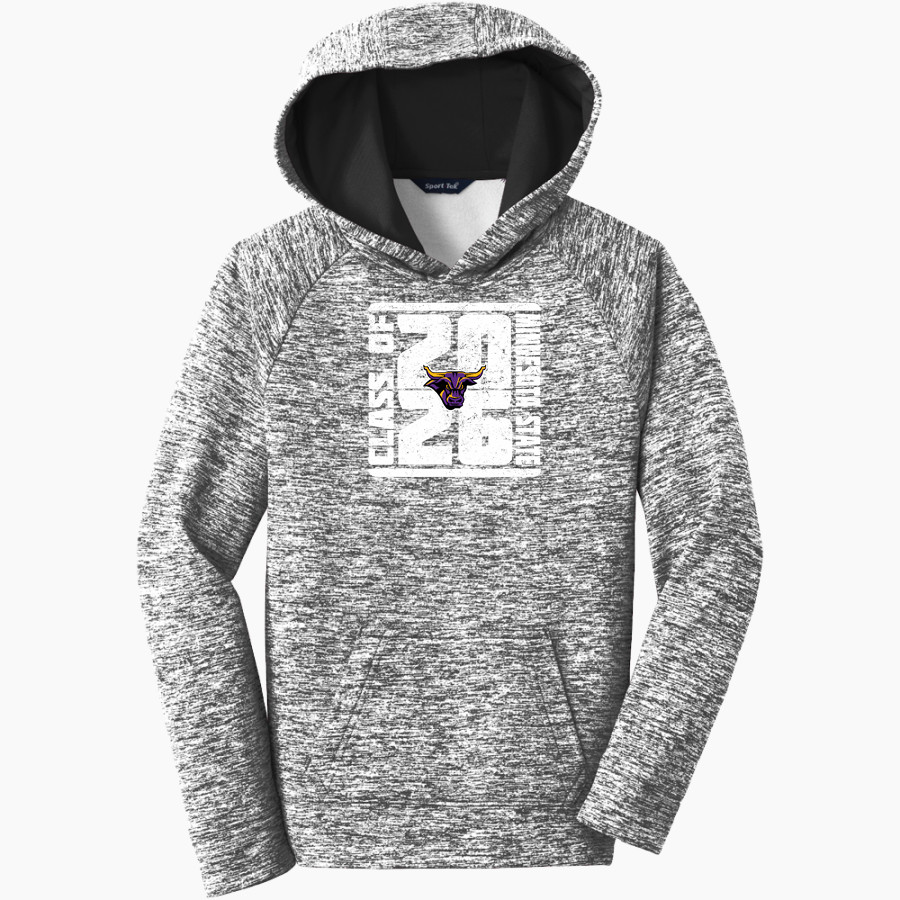 Minnesota State University Mankato <span class="pdp-name-mascot">Minnesota State Mavericks</span> Sport-Tek Youth PosiCharge Electric Heather Fleece Hoodie