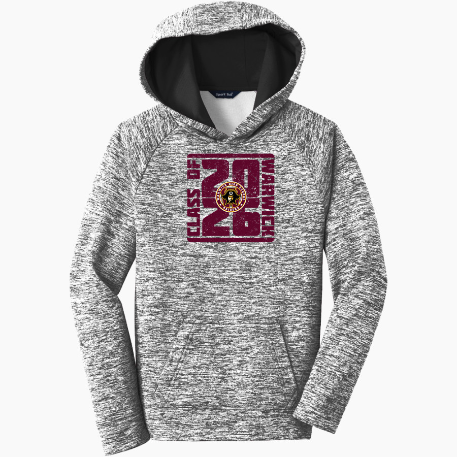 WARWICK HIGH SCHOOL RAIDERS <span class="pdp-name-mascot">WARWICK RAIDERS</span> Sport-Tek Youth PosiCharge Electric Heather Fleece Hoodie