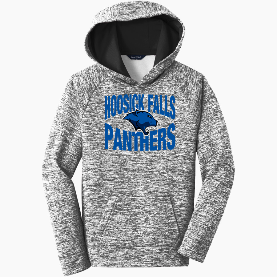 Hoosick Falls Panthers Sport-Tek Youth PosiCharge Electric Heather Fleece Hoodie