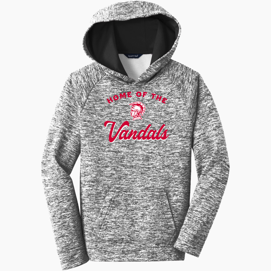 VAN HIGH SCHOOL VANDALS <span class="pdp-name-mascot">VAN VANDALS</span> Sport-Tek Youth PosiCharge Electric Heather Fleece Hoodie