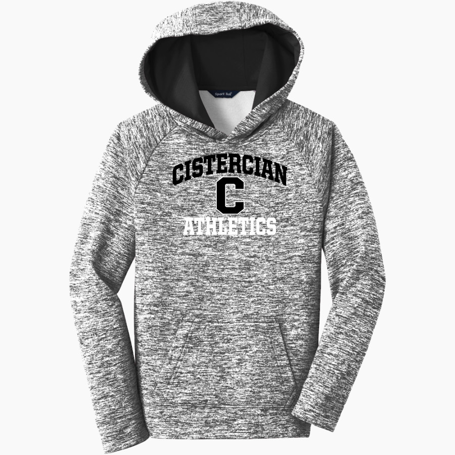 CISTERCIAN PREPARATORY SCHOOL HAWKS <span class="pdp-name-mascot">CISTERCIAN HAWKS</span> Sport-Tek Youth PosiCharge Electric Heather Fleece Hoodie