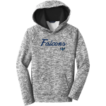 FOOTHILLS FALCONS <span class="pdp-name-mascot">FOOTHILLS MIDDLE SCHOOL FALCONS</span> Sport-Tek Youth PosiCharge Electric Heather Fleece Hoodie Front Thumbnail