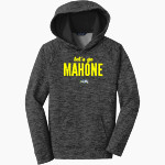 Mahone Mustangs Sport-Tek Youth PosiCharge Electric Heather Fleece Hoodie Front Thumbnail