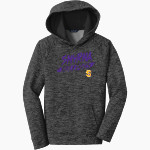 Smyrna Bulldogs Sport-Tek Youth PosiCharge Electric Heather Fleece Hoodie Front Thumbnail