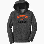 Scranton Bulldogs <span class="pdp-name-mascot">Scranton Middle School Bulldogs</span> Sport-Tek Youth PosiCharge Electric Heather Fleece Hoodie Front Thumbnail