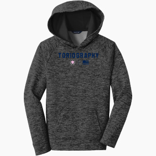 Sport-Tek Youth PosiCharge Electric Heather Fleece Hoodie