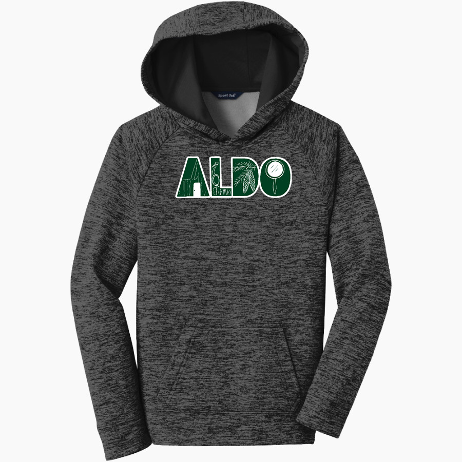 Aldo Leopold Aldo Leopold <span class="pdp-name-mascot">Aldo Leopold</span> Sport-Tek Youth PosiCharge Electric Heather Fleece Hoodie