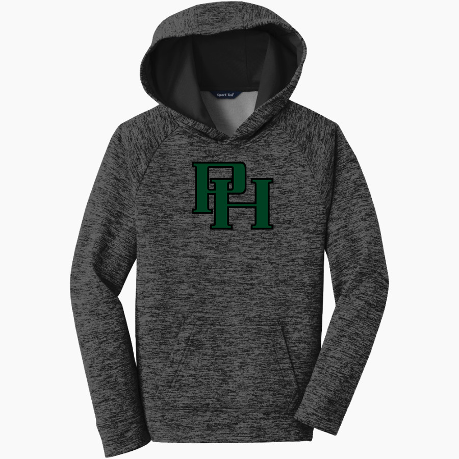 Pendleton Heights Arabians Online Store <span class="pdp-name-mascot">Pendleton Heights Arabians</span> Sport-Tek Youth PosiCharge Electric Heather Fleece Hoodie