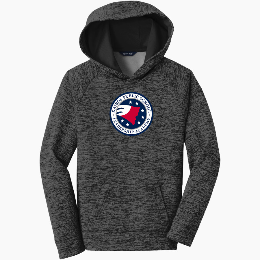 Kairos Public Schools Patriots <span class="pdp-name-mascot">Kairos Public Schools Patriots</span> Sport-Tek Youth PosiCharge Electric Heather Fleece Hoodie
