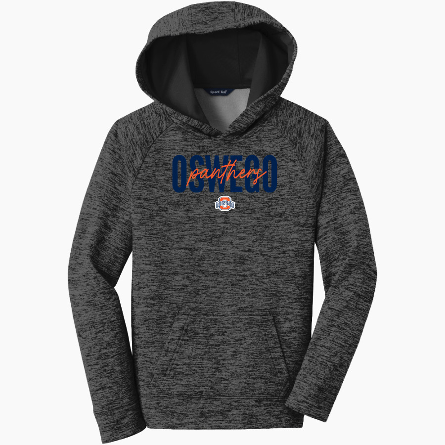 Oswego Panthers <span class="pdp-name-mascot">Oswego Panthers</span> Sport-Tek Youth PosiCharge Electric Heather Fleece Hoodie