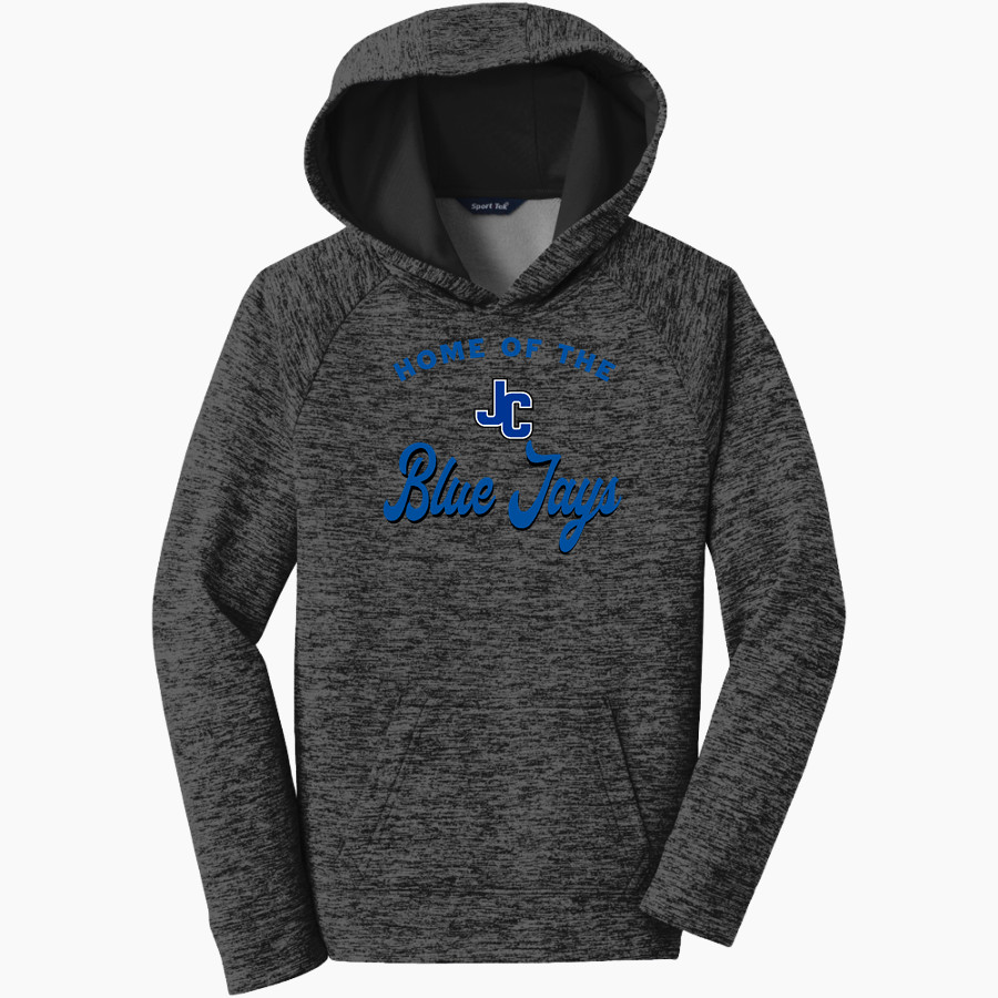 Junction City Blue Jays Sport-Tek Youth PosiCharge Electric Heather Fleece Hoodie