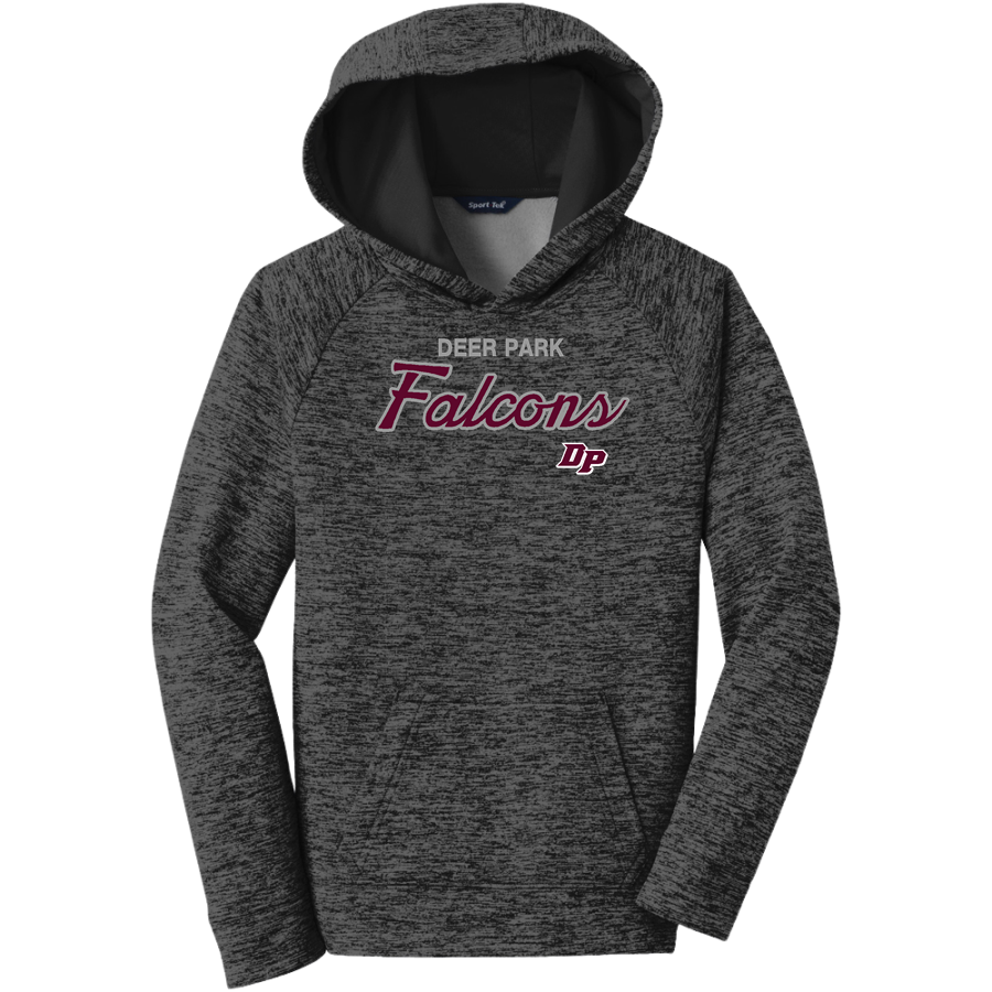 Deer Park Falcons <span class="pdp-name-mascot">Deer Park Falcons</span> Sport-Tek Youth PosiCharge Electric Heather Fleece Hoodie